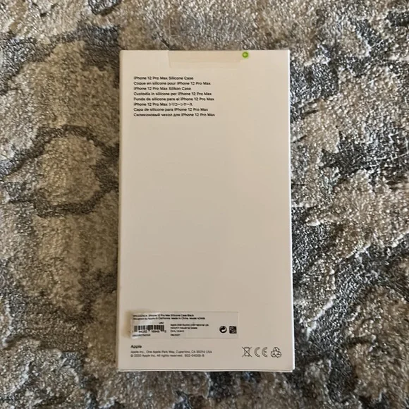 Black iPhone 12 Pro Max Silicone Case (Brand New) - Picture 2 of 2
